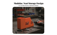 Molded One-Piece Screwdriver Bit Storage Holder ABS Plastic 6.35 Mm Bit Holder Open-Top