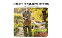 Split-Leg Gardening Apron Stain-Resistant Leg Protection Apron for Gardeners, Landscapers, Harvesting, Outdoor
