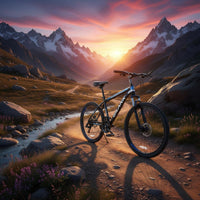 Shock Absorption 26 Inch Mountain Bike All-Terrain Disc Brake Mountain Bike Wide Tires Sporting Goods for Women, Away-Road