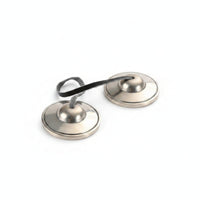 Cymbals with Strap Handcrafted Hand Cymbals Bright Percussion for Practitioners, Meditation