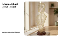 Gold Metal Hat Display Stand Tall Wire Mannequin Head Stable Mannequin Bust Stand Long-Lasting