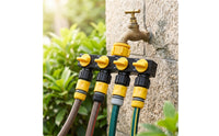 5 Way Garden Hose Splitter Heavy-Duty 5-Port Hose Splitter Easy to Use for Irrigation