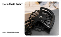 Rear Derailleur Guide Wheel Effortless Change Ing Rear Derailleur Guide Wheel Housing 17T Ceramic Bearing Pulley Housing Reduces
