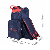 Multi Compartment Riding Bag Heavy Duty Equestrian Helmet Bag gearResistant for Travel, Stable