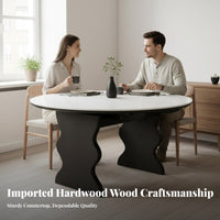 Foldable Design adaptable fold-downflap Table Extendable fold-downflap Dining Table Space-Saving Household Furniture Multifunctional for Small Apartment Residents, Families, Homeowners, Kitchen, Home, Living Room, Entryway