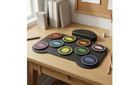 Children's Drum Pad Colorful Music Toy Built-in Speaker