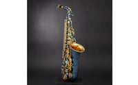 Saxophone Matte Sax Engraved Saxophone with Golden-Keyed for Students, Beginners, Performance, Rehearsal School Music Program