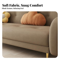 double-dutyPurpose Design 2-Person Sleeper Loveseat Space-Saving Pull-extendable Loveseat Bed Foldable Mechanism transformable Seating Minimalist Aesthetic for Small Apartment Dwellers, Renters, Students, Home Office
