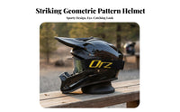 Motocross Helmet for All Genders Design Motorcycle Helmet with Goggles Safeguarding Headwear All-Year Strong Shock Protection