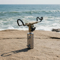 Fishing Rod Holder with Clamp Adjustable Fishing Rod Holder Portable Hardware for Fishermen, Anglers