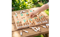 Math Boards with Pegs Educational Counting Peg Board Preschool Math Manipulatives for Preschoolers, kids, Homeschool, Classroom