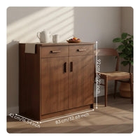 Buffet Cabinet Coffee Bar Cabinet Dining Room Storage Cabinet Kitchen Storage Credenza with Sturdy Wooden Construction Spacious Drawers Suitable for Dining Room Kitchen Living Room
