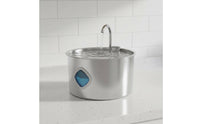 Leakproof Automatic Feline Water Fountain USB Powered Stainless Steel Feline Fountain Replacement Filters Included for Cats, Dogs