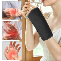 Adjustable Wrist Sleeve with Gel Pad Compression Gel Wrist Sleeve Stretchy Universal for Home, Gym