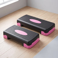 BaXuanLi PP Aerobic Stepper with Adjustable Height, Non-Slip Surface, and 400lb Weight Capacity