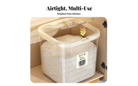 Large Capacity Rice Bucket Airtight Seal Rice Storage Container Humidity-Resistant Bulk Food Storage Container
