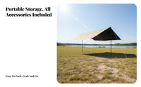 Shelter Tarp All Weather Durable Compact Bag for Travel