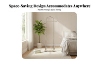 Mobile Design Rolling Coat Tree with Tray Modern Minimalist and aesthetic Freestanding Suit Butler Multipeg Garmen'st storage areaSaving for Students, Homeowners, Professionals, Entryway, Living Room, large Closet