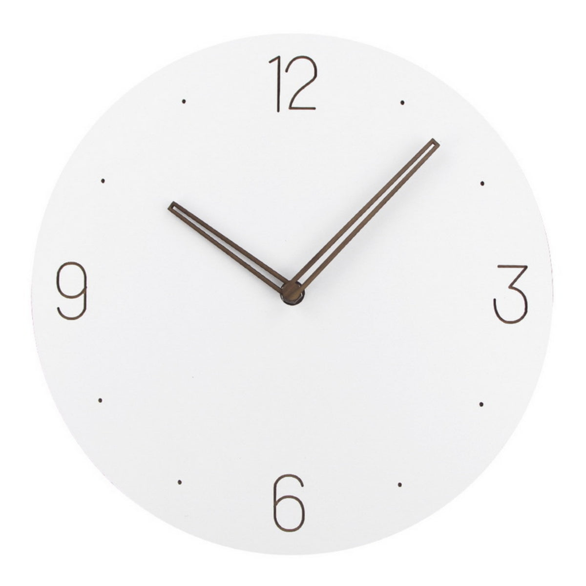 Silent Wall Clock Quiet Minimalist Wall Clock Operated for Light Sleepers, Uncluttered Aesthetic Fans, Bedroom