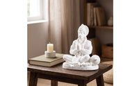Statue White Deity Idol Carved Statue for Devotees