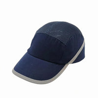 Structured Front Baseball Style Bump Cap Curved Brim ABS Shell Cap Impact-Resistant for Worksite