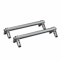 2 Pieces Push elevated Handles Portable Upper-Body Press Bar Easy Storage Parallel Stands for Home Workout