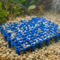 Aquarium Undergravel Filter Plate for Fish Tank Bottom Filtration, Turtle Basking Platform, and Aquatic Plant Landscaping