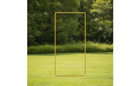 Freestanding Rectangular Backdrop Frame Cylindrical Metal Arch Stand Geometric Photography Backdrop Stand Stable for Stages