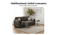 Foldable Elephant Ear Sleeper Sofa two-in-oneUse Pull-extendable Sleeper Sofa Space-Saving transformable Couch Multi-Functional for Apartment Dwellers, Small Families, Home Office Users, Balcony