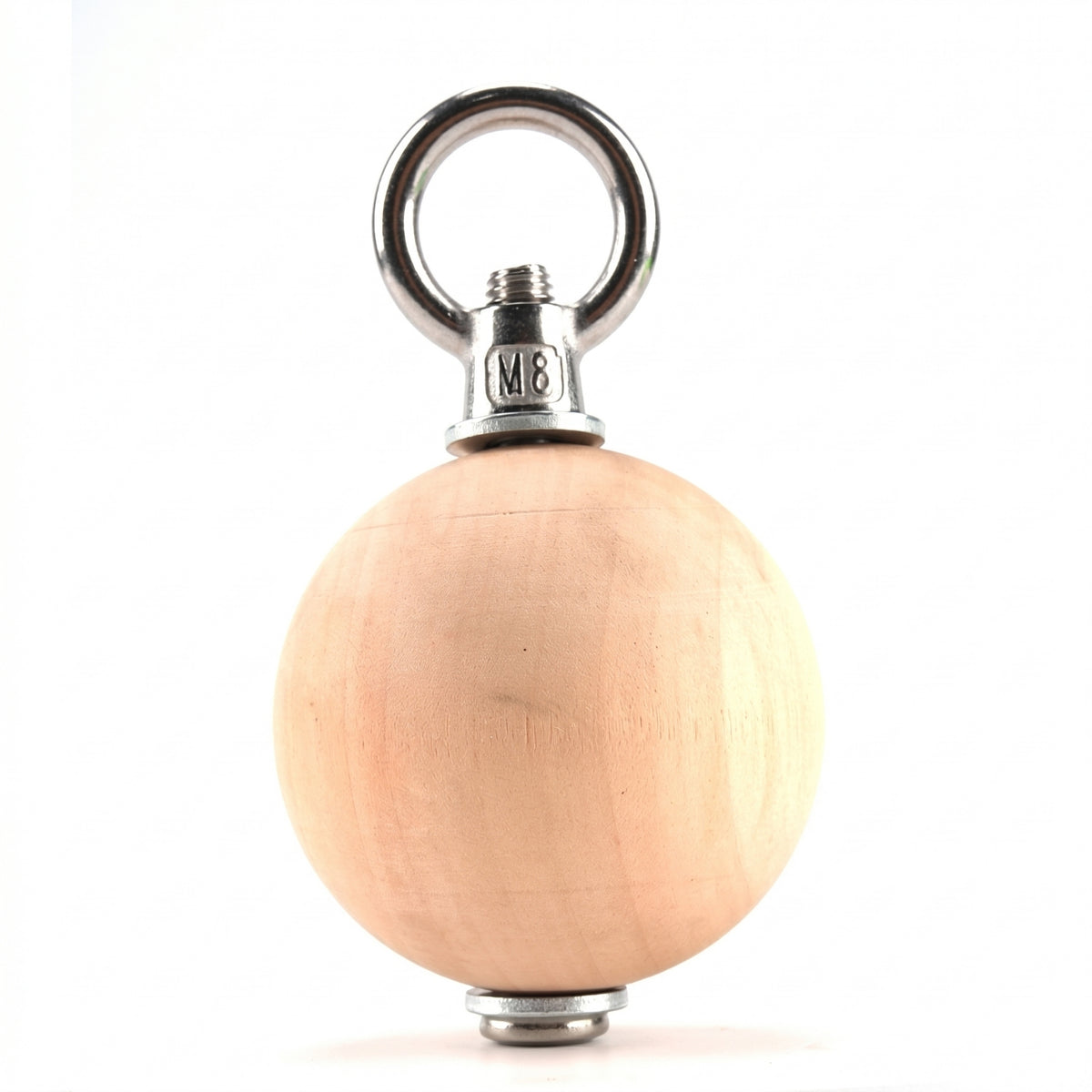 Smooth Finish Wooden Grip Ball Portable Grip Training Ball Sturdy Exercise Tool Heavy-Duty