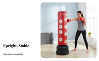 Freestanding boxing freestanding striking station Stable Base Upright Striking Station Boxing Bag for Adults, fighting Artists, Home Gym, Garage, Outdoor