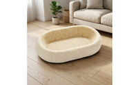 Oval Cat Scratcher Bed Soft Scratching Board Comfortable for Small Pets