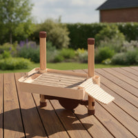 Floating Platform with Ramp Low-Height for Reptile Owners