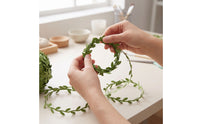 Foliage Strand Garland Greenery Artificial Foliage Strand Decorative Fake Hanging Leaves for DIY Enthusiasts, Crafters, Room Decor, Wreaths