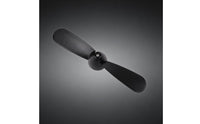 Rounded Blades Kayak Propeller Blade Replacement Two-Blade Propeller Accessory Marine Gear Black