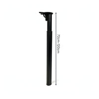 Metal Table Leg with Mounting Plate Easy Installation Table Leg Mounting Hardware Slim Heavy-Duty for DIYers, Bar Tables