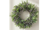 Artificial Wreath with Lavender Authentic Faux Lavender Wreath for Party
