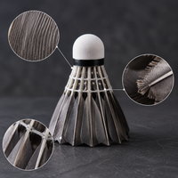 High Elasticity Durable Badminton Shuttlecocks - Professional Training Duck Feather Shuttlecocks (3-Pack)