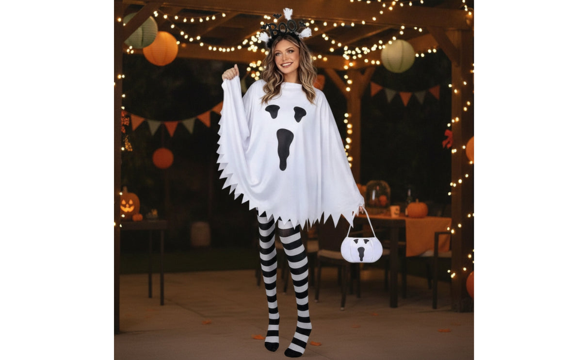 specters Costume with handbag Halloween specters Cape Cute Cloak for Cosplay