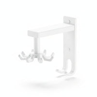 No-Drill Wall-Mounted Kitchen Hook Rack Drilling Drill-Free Installation Rotating Utensil Holder Swivel 8-Hook Wall Rack Metal