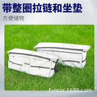 Fangsui Upgraded Seat Bag 2.0 for Inflatable Boat, 600D Oxford Cloth, Waterproof and Wear-Resistant Storage Bag