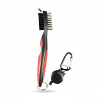 Long-Lasting Golf Club Brush with Retractable Cord Lightweight Golf Club Cleaning Brush Ergonomic Sturdy for Golfers