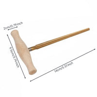 Violin Peg Hole Taper Tool Spiral Flute Violin Peg Taper Tool Titanium for Luthiers, Workshop
