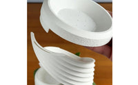Sculptural Vase with Drainage Tray Contemporary Desktop Vase Compact Planter Modern for Plant Lovers, Minimalists, Tabletop, Desk, Office, Shelf