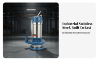 Stainless Steel Immersible Pump Full Copper Coil Engine High Height Capability Irrigation Pump Fluid Handling Equipment Quiet