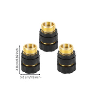 3 Pieces Garden Hose Quick Connector Heavy Duty Garden Hose Quick Connect Tool for Gardeners