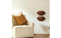 2 Pieces Clear Finish Wall-Mounted Ball Holder Included Screws Acrylic Ball Holder Rack