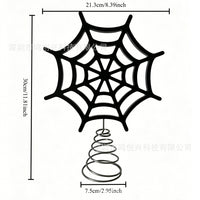 Halloween Spider Web Tree Topper Decoration for Party and Home