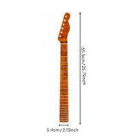 Bright Finish Telecaster Guitar Neck Replacement Part Telecaster Design Guitar Neck for Repair