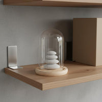Glass Display Dome Crystal Clear View Transparent Cloche Dome Desktop Display Cover Minimalist Design House Decoration Handmade